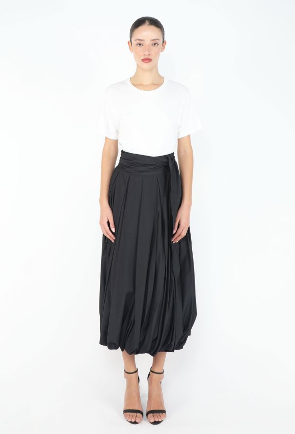 Romeo Gigli Collector S/S 1987 Draped Bubble Skirt - 5