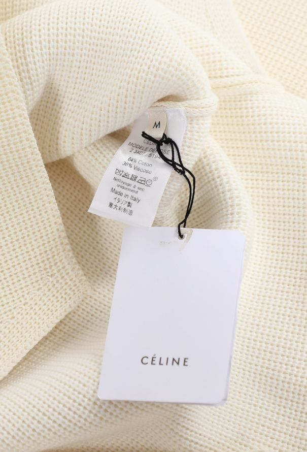 Céline Classic Ribbed Knit Top - 6