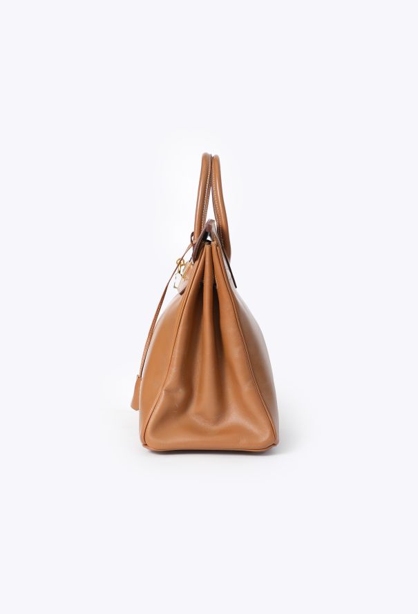 Hermès Vintage Vache Naturelle Haut à Courroies 32 - 3