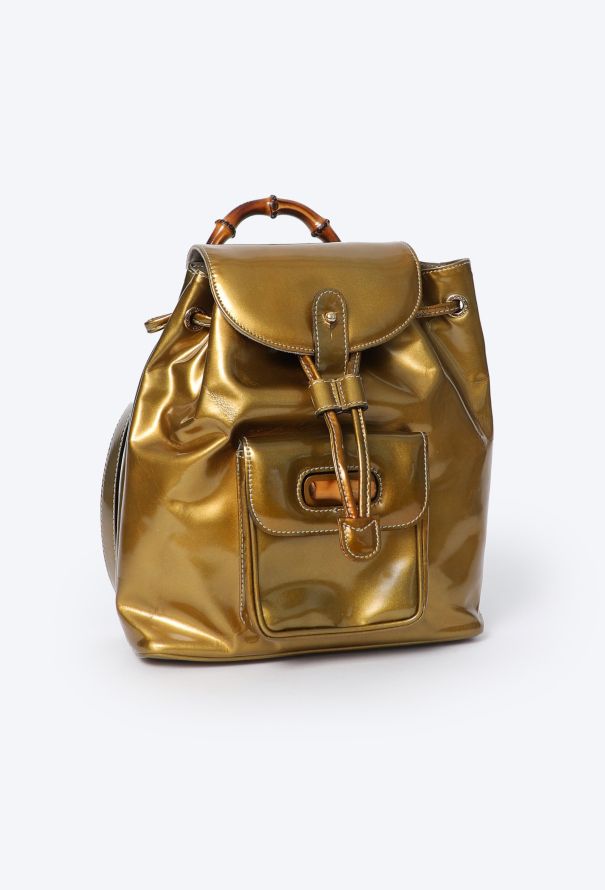 Gucci Vintage Mini Bamboo Backpack - 3