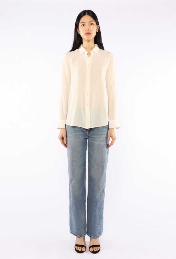 Saint Laurent Silk Crêpe de Chine Shirt, 2020 - 4