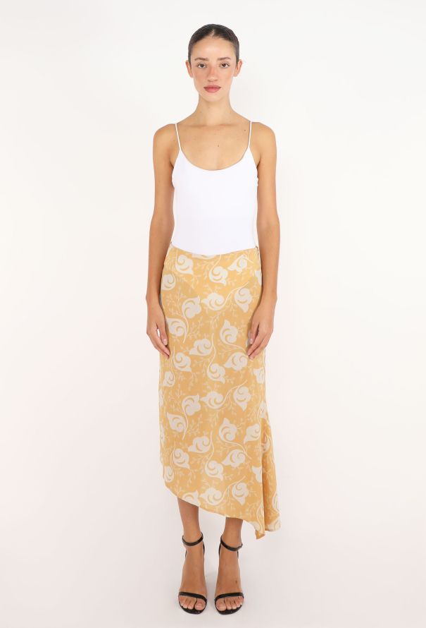 Versace Versus Graphic Chiffon Skirt, S/S 1997 - 1