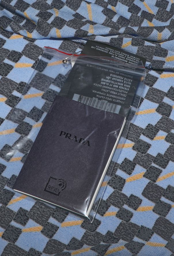 Prada S/S 2017 Graphic Ostrich Feather Top - 8