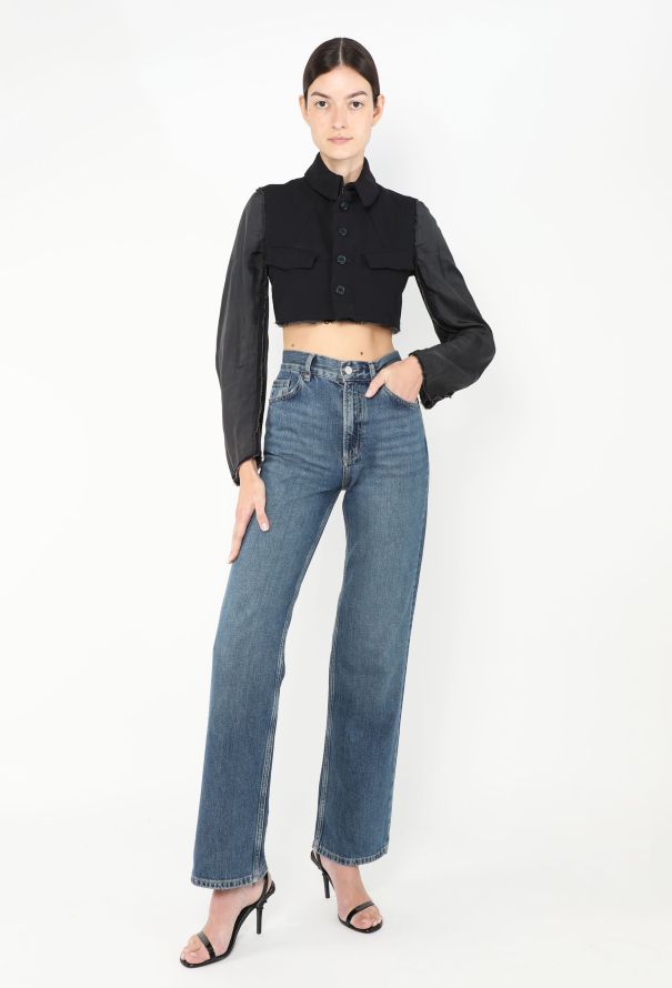 Comme des Garçons Re-Edition 2002 Distressed Cropped Jacket - 2 Comme des Garçons Re-Edition 2002 Distressed Cropped Jacket - 2