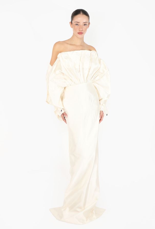 Tom Ford 2022 Scalloped Bustier Bridal Gown - 1