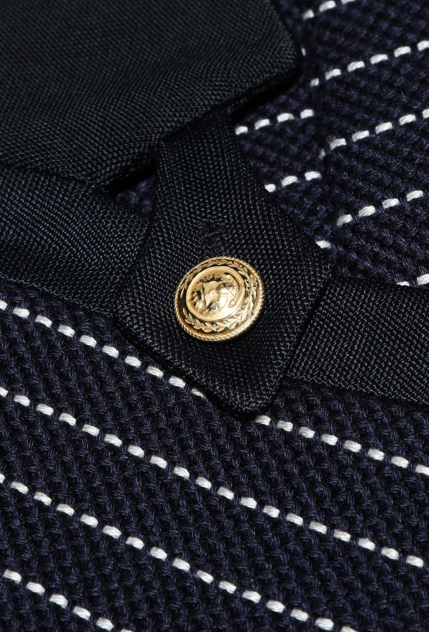 Balenciaga COLLECTOR S/S 2005 Pinstripe Nautical Jacket - 8