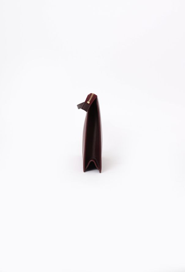 Céline Burgundy Calfskin Clutch - 5 Céline Burgundy Calfskin Clutch - 5