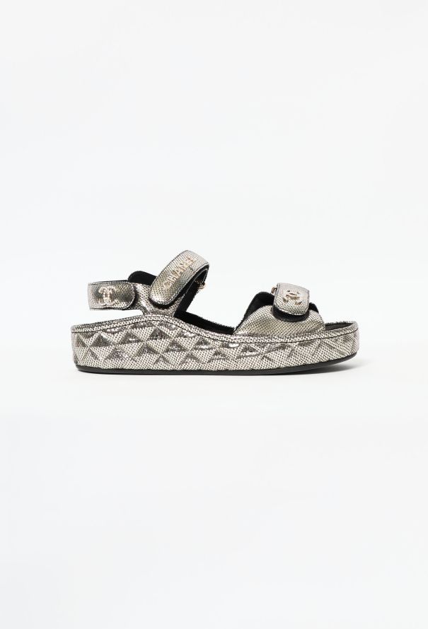 Dad Sandal - 8 For Sale on 1stDibs  platform dad sandals, dad sandals for  women, chanel denim dad sandals