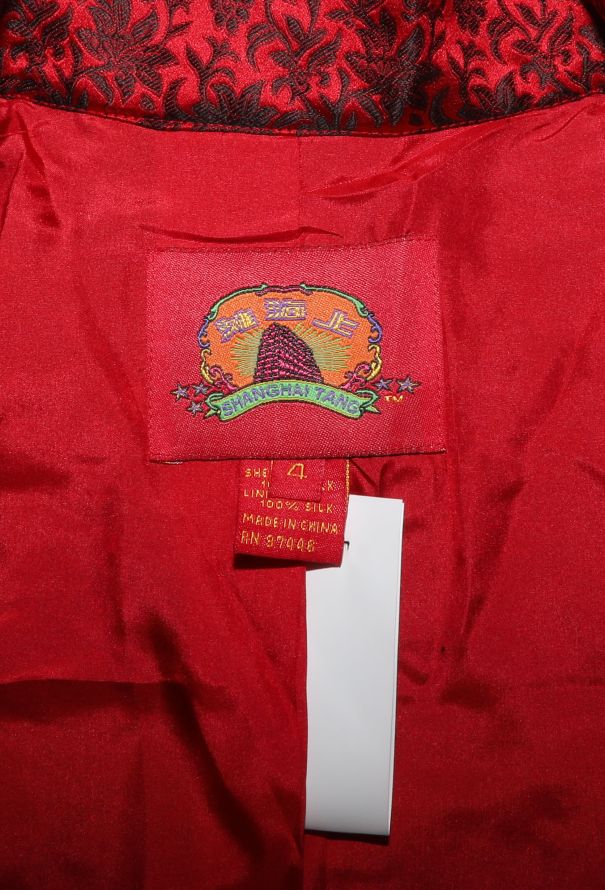Shanghai Tang Silk Jacquard Jacket, 1990s - 6