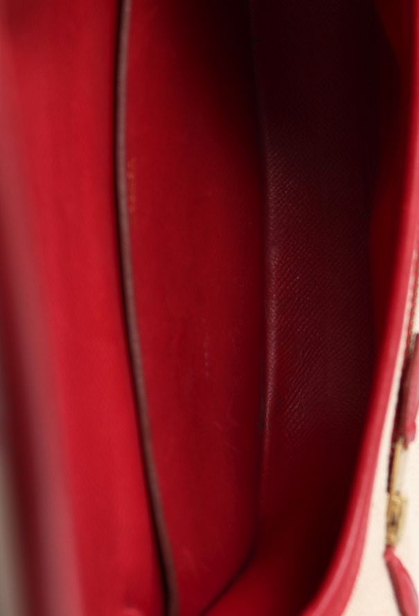 Hermès Toile H & Red Courchevel Balle De Golf - 11