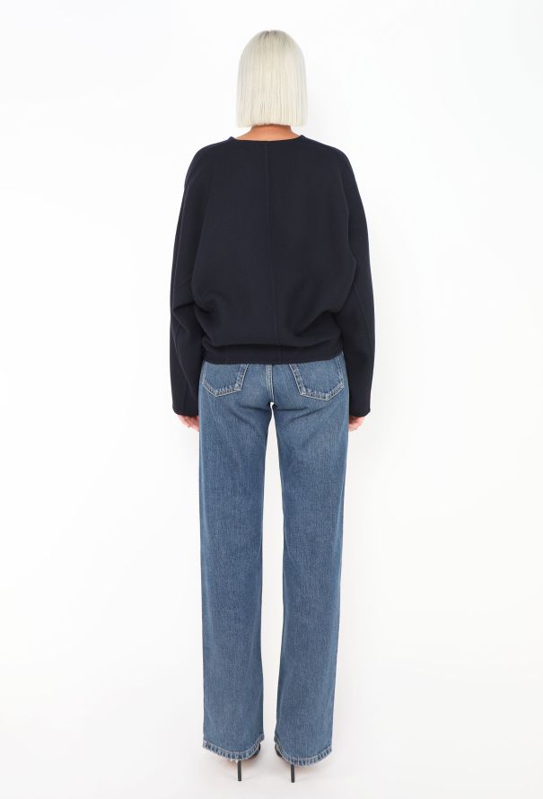 Céline Plunging Twill Top - 4