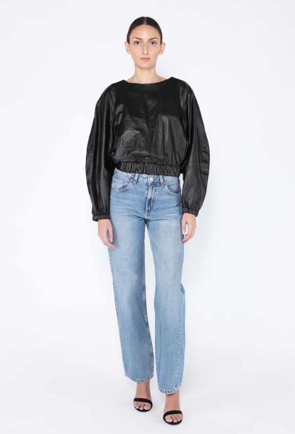 The Row 2022 Franka Lambskin Sweatshirt - 3