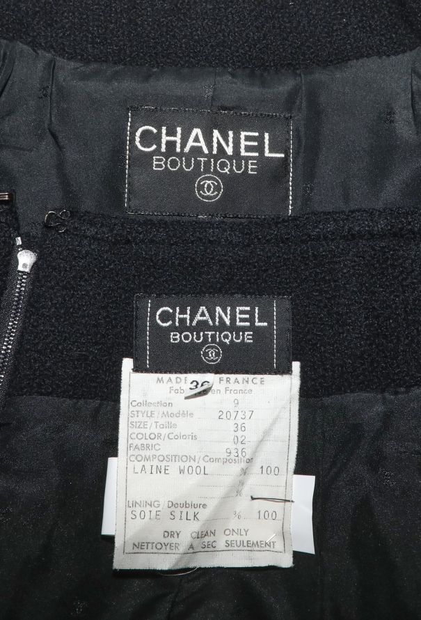 Chanel COLLECTOR S/S 1987 Bouclé Trim Set - 8