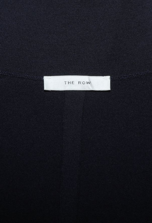 The Row 2022 Piita Turtleneck Top Navy blue - 4 The Row 2022 Piita Turtleneck Top Navy blue - 4