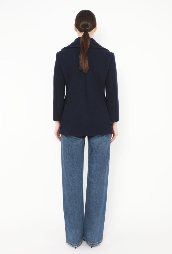 Céline 2010 Felted Wool Peacoat - 5 Céline 2010 Felted Wool Peacoat - 5