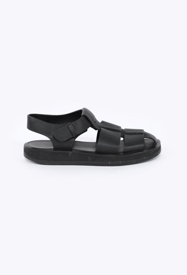 The Row 2023 Leather Fisherman Sandals - 1