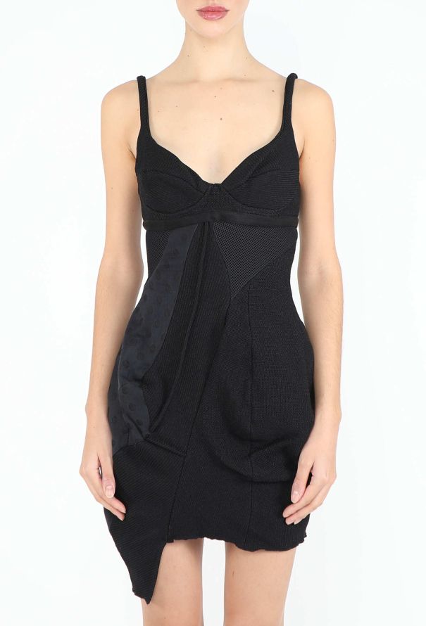 Balenciaga COLLECTOR F/W 2003 Sculpted Patchwork Dress - 4