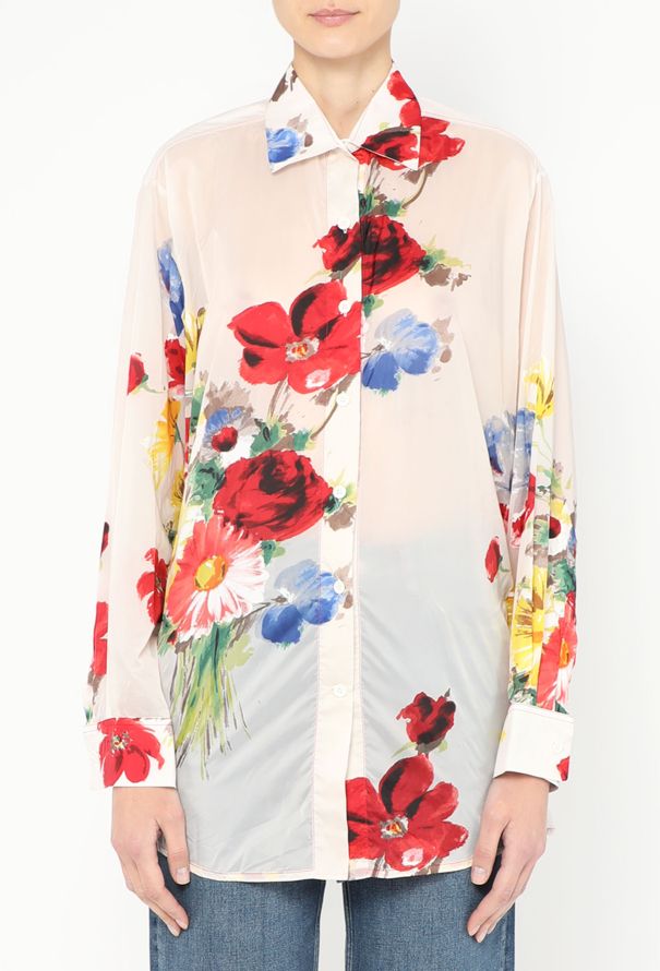 Céline Resort 2017 Floral Silk Tunic - 1