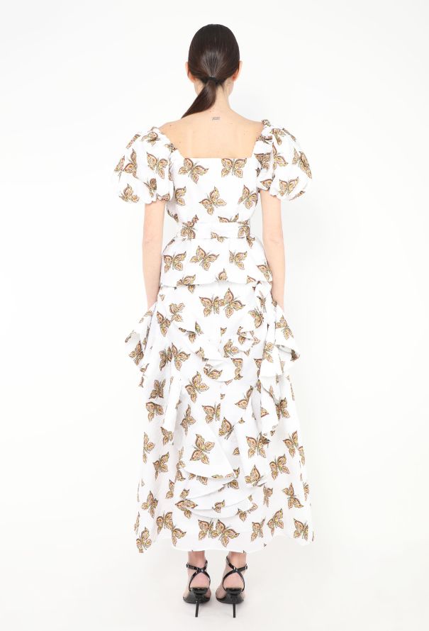 Rodarte F/W 2019 Ruffled Butterfly Ensemble - 6