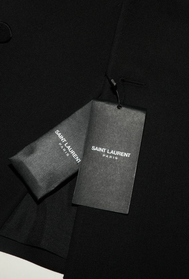 Saint Laurent Double-Breasted Smoking Blazer - 6 Saint Laurent Double-Breasted Smoking Blazer - 6
