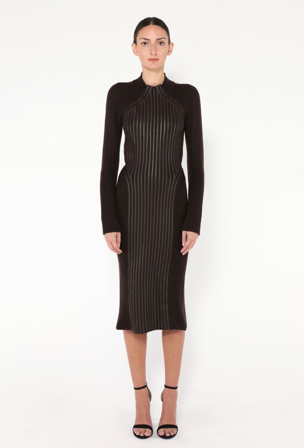 Hermès 2025 Ribbed Bodycon Dress - 1