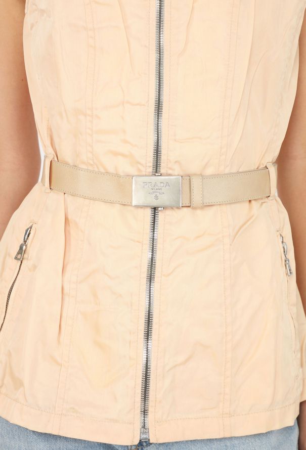 Prada Belted Nylon Vest, 1995 - 4