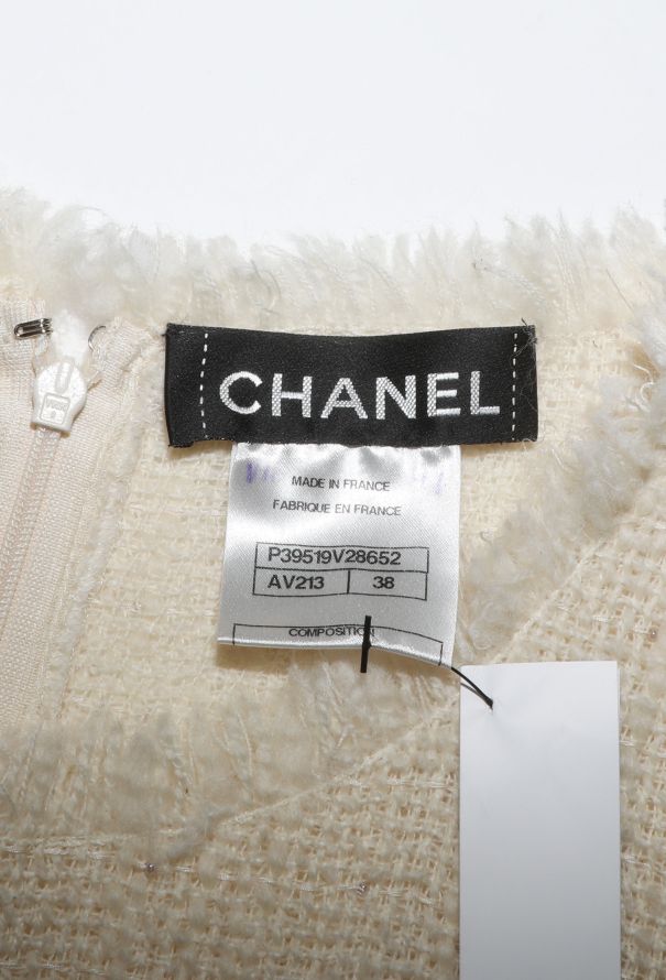 Chanel ICONIC F/W 2010 Fringed Tweed Dress - 12