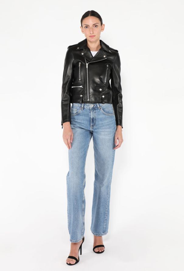 Saint Laurent 2021 Leather Biker Jacket - 2