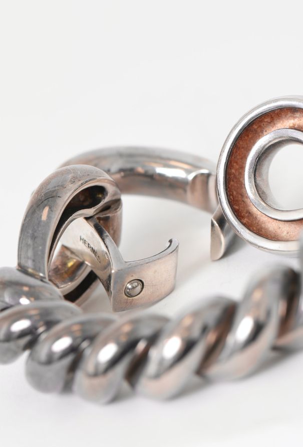 Hermès Vintage Torsade Géant Silver Bracelet - 7