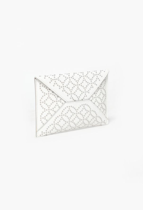 Alaïa Studded White Envelope Clutch - 2 Alaïa Studded White Envelope Clutch - 2