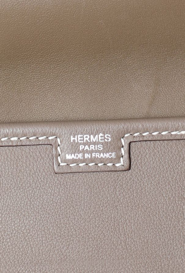 Hermes Jige Elan 29 in Swift Gris Etain Clutch Bag – I MISS YOU VINTAGE