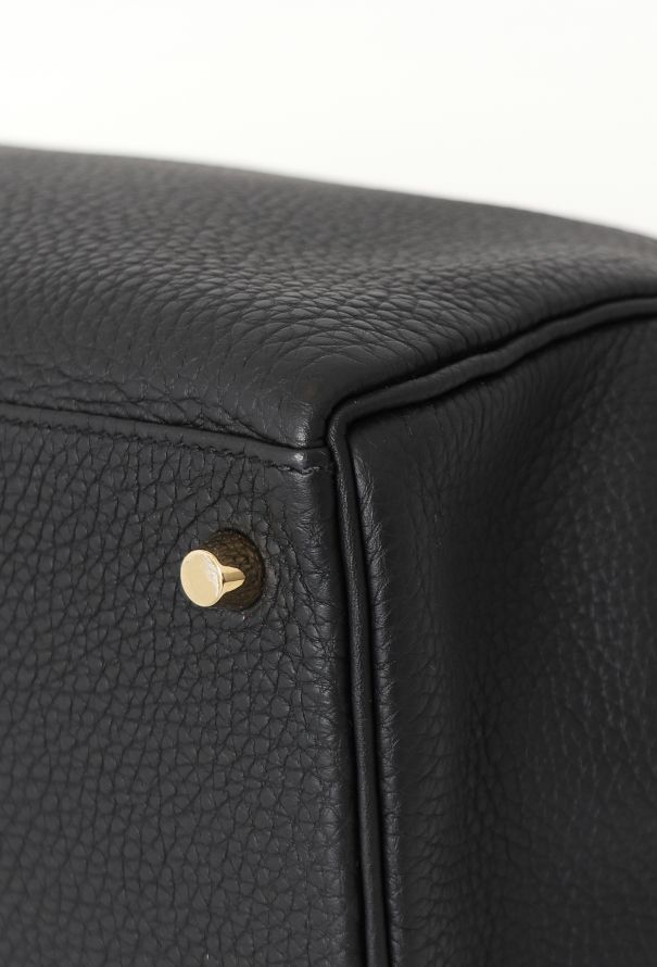 Hermès 2019 NEW Black Togo Kelly Retourné 35 - 10