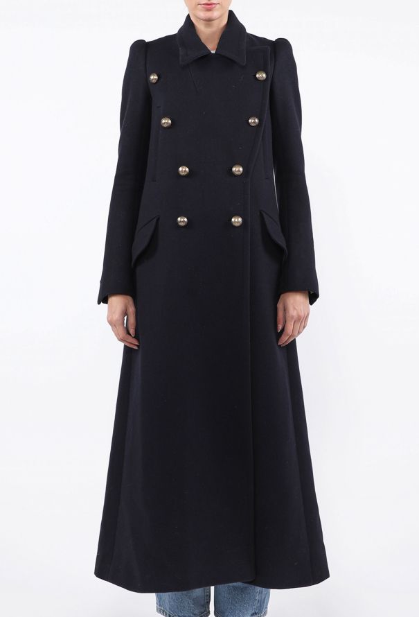 Chloé Military Maxi Wool Coat, F/W 2015 - 4