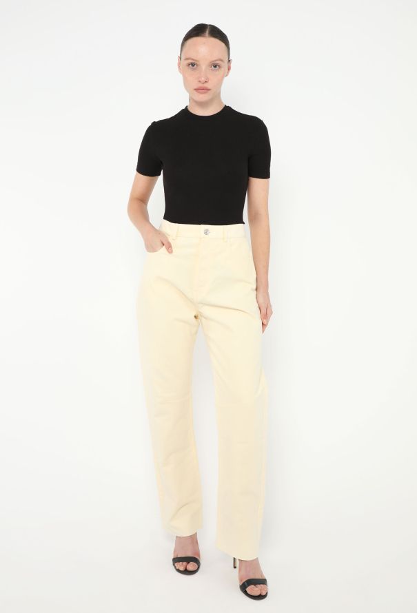 Céline 2017 Sueded Denim Trousers - 3