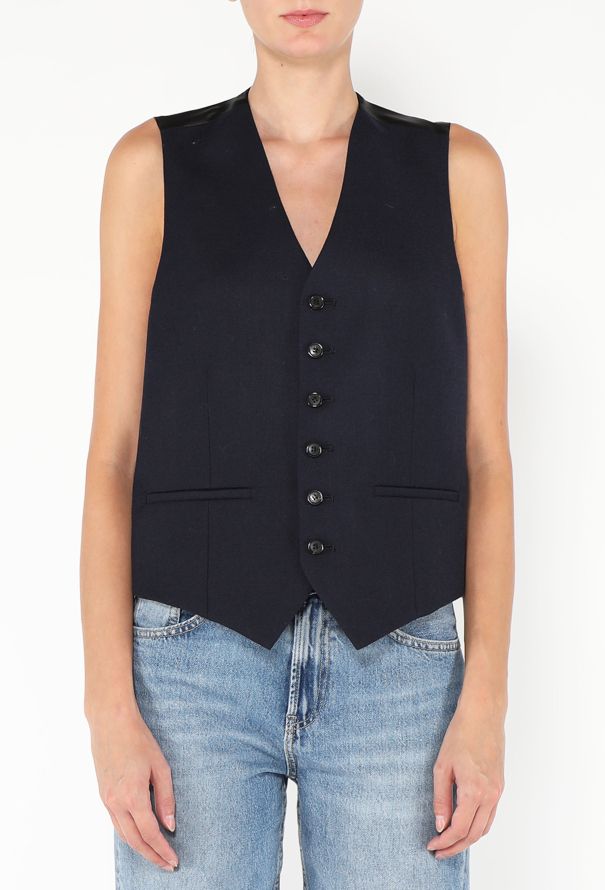 Loewe F/W 2024 Tailored Wool Vest - 1