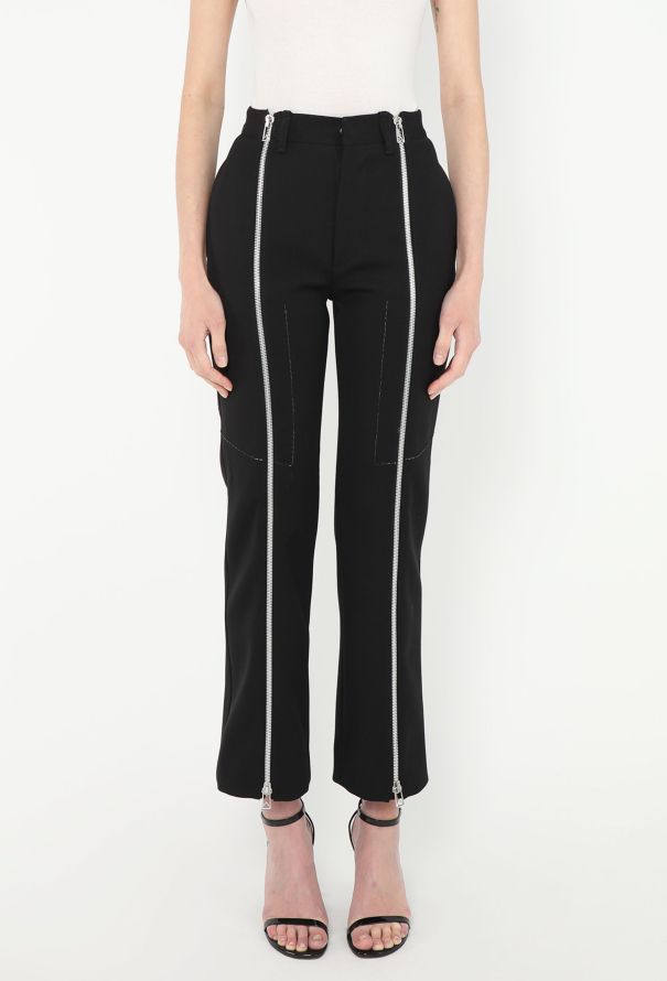 Bottega Veneta F/W 2021 Cropped Zip Trousers - 4