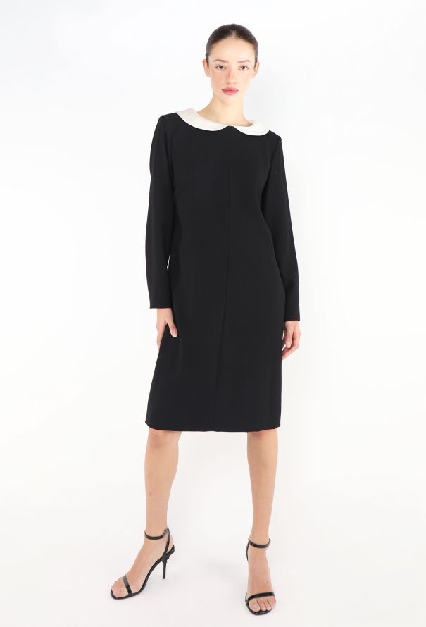 Saint Laurent F/W 1996 Contrast Shift Dress - 4