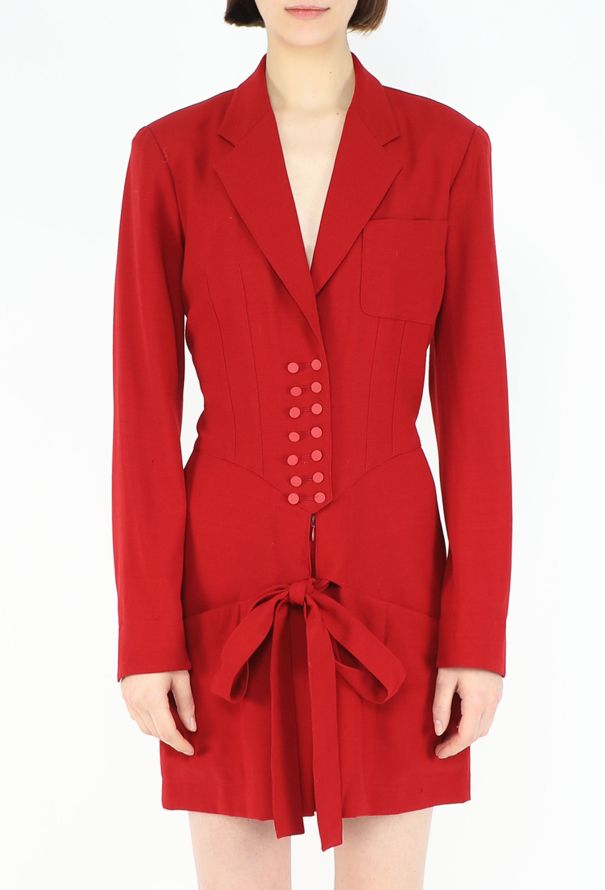 Alaïa RARE F/W 1988 Corset Blazer Dress - 3