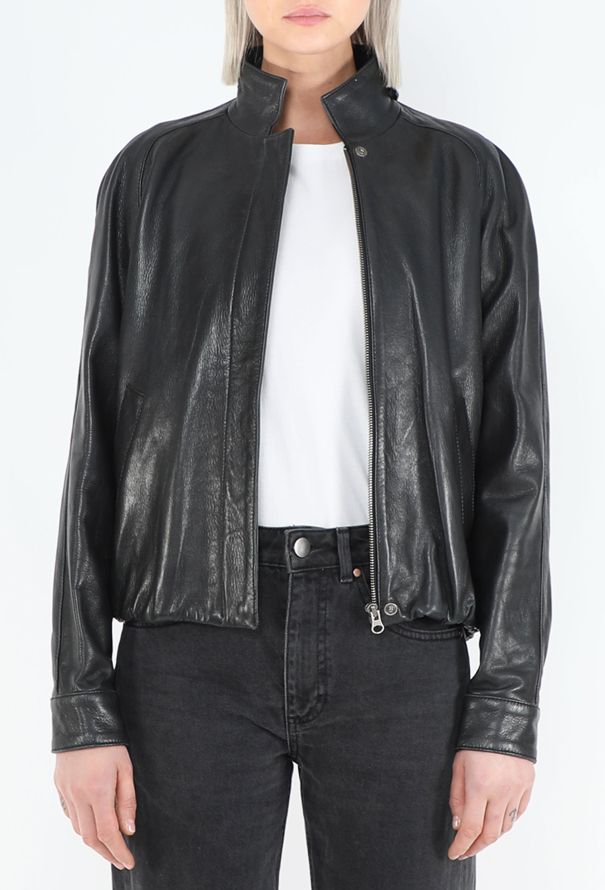 Maison Margiela 'White Label' 2007 Leather Bomber Jacket - 4