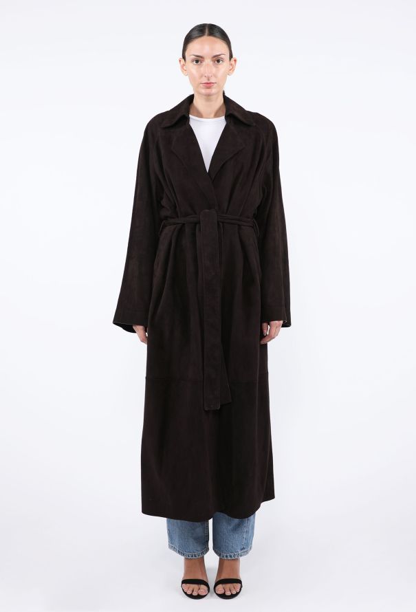 The Row Poseidone Suede Trench Coat, 2023 - 3
