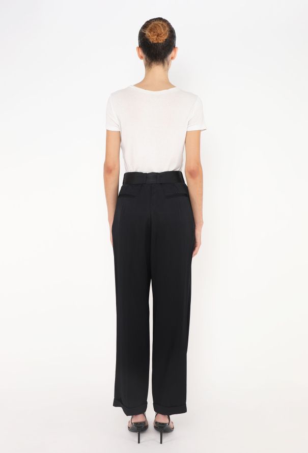 Céline Resort 2014 Belted Crêpe Trousers - 5 Céline Resort 2014 Belted Crêpe Trousers - 5