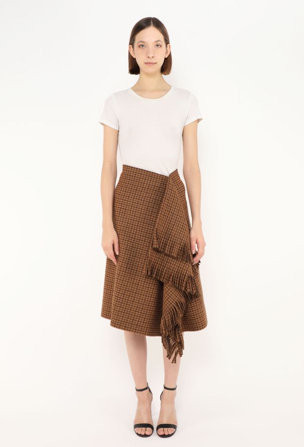 Balenciaga Pre-Fall 2018 Asymmetrical Fringe Skirt - 1 Balenciaga Pre-Fall 2018 Asymmetrical Fringe Skirt - 1