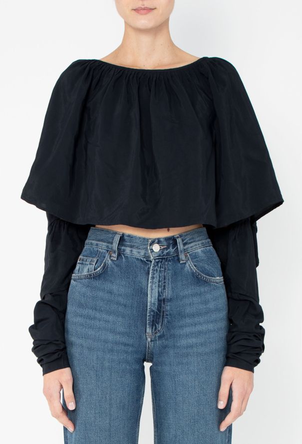 Jean Paul Gaultier Early '90s Gibo Ruched Blouse - 1