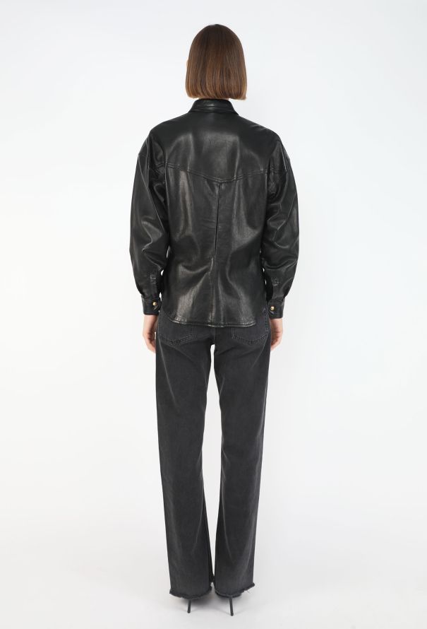 Gianni Versace Western Leather Overshirt, F/W 1992 - 8