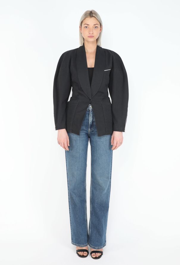 Alaïa RARE 1984 Cinched Wasp Blazer - 2