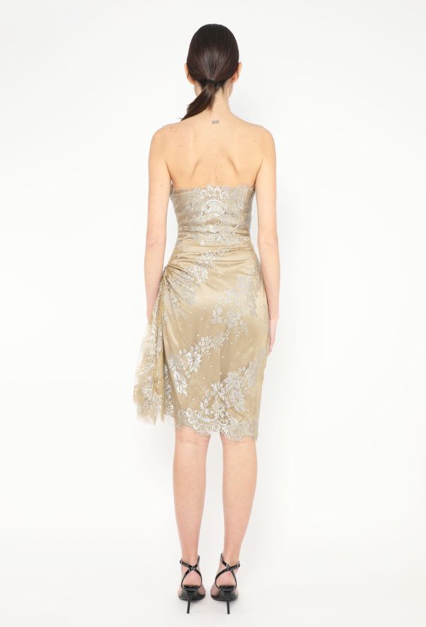 Givenchy Haute Couture 1999 Lace Tassel Dress - 5