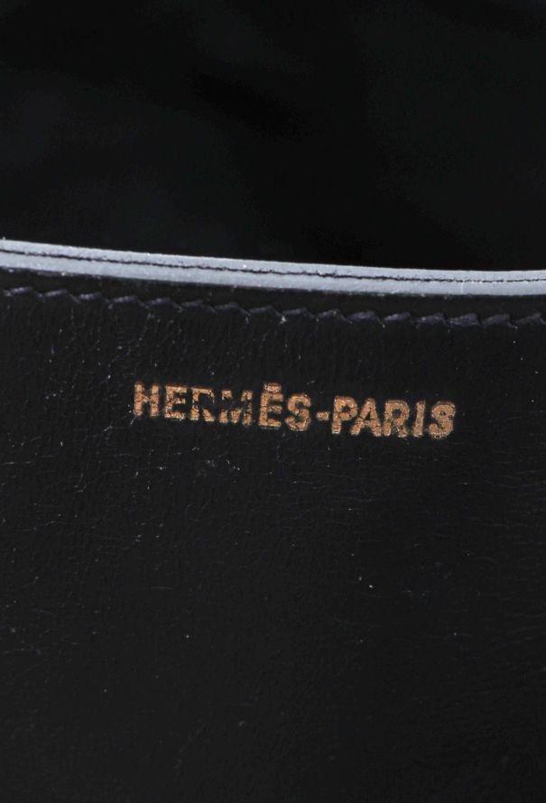 Hermès 1960s Black Calfskin Drag Travel Bag - 11 Hermès 1960s Black Calfskin Drag Travel Bag - 11