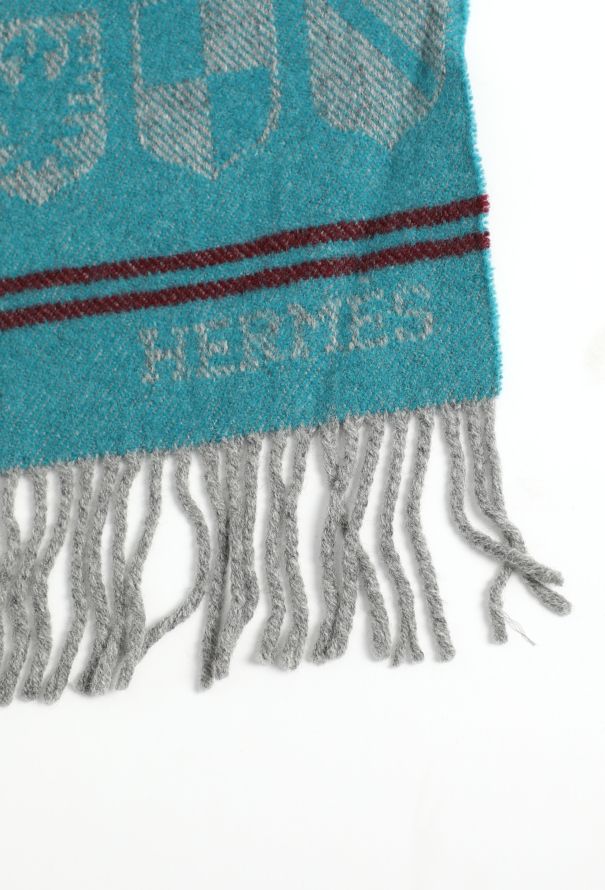 Hermès '70s Striped Wool Scarf - 3
