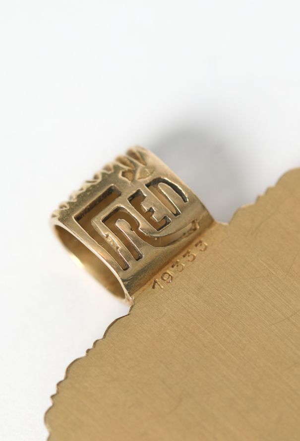 Fred Vintage '70s Aries Zodiac 18K Yellow Gold Pendant - 6