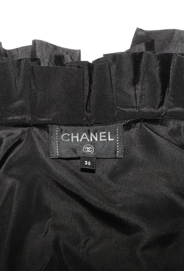 Chanel Silk Taffeta Jabot Blouse - 8